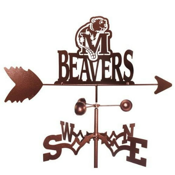 Minot State Beavers Garden Weathervane