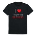 thumbnail image 1 of Minot State University Beavers I Love T-Shirt, Black - Large, 1 of 1