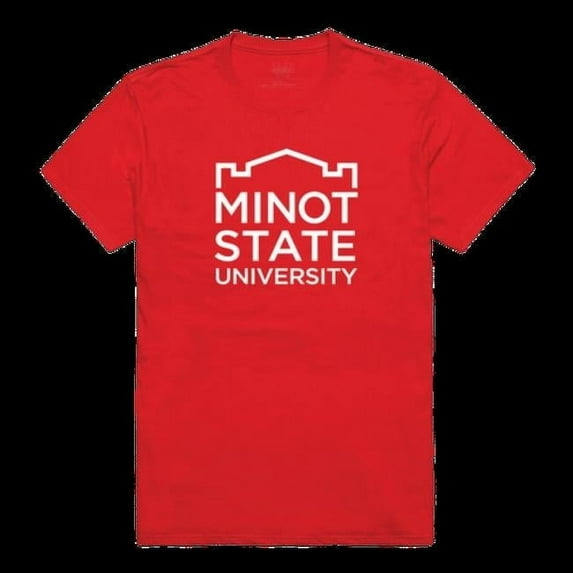 Minot State University Beavers Institutional T-Shirt, Red - Extra Large
