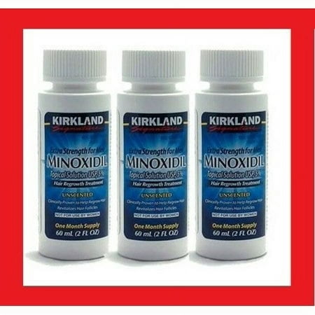 Minoxidil 5% Extra Strength Men Hair Regrowth Solution 3 Month Supply