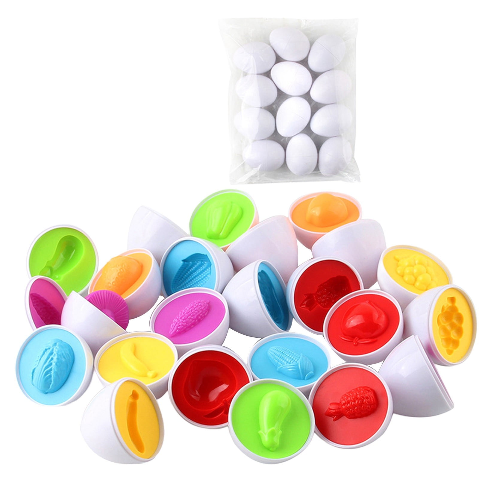 Minsida 12pc Matching Egg Gashapon Early Education Children's Science