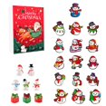 Minsida Christmas Advent Countdown Set 24 Days Christmas Vamp