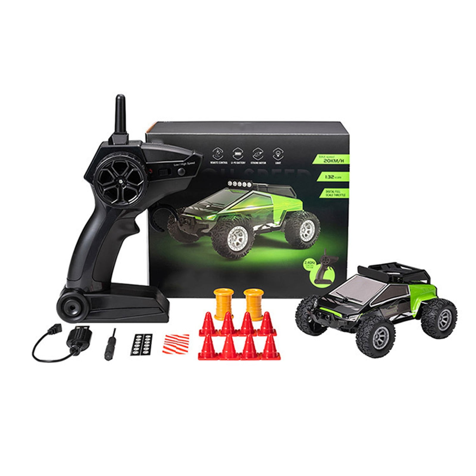 Minsida Mini RC Car Off Road Truck 132 Scale Toy Car Rechargeable