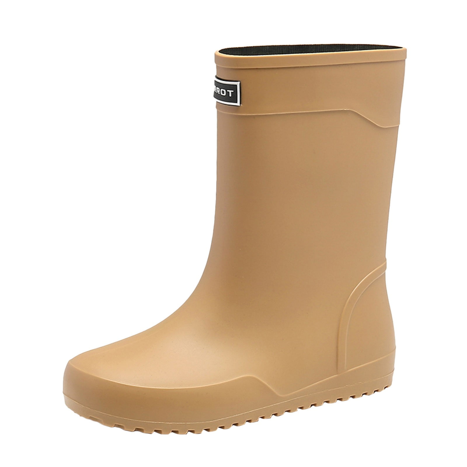 Minsida Rain Shoes For Men Outside The Tube Wear European Style Shoes