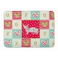 thumbnail image 1 of Minskin Cat Love Machine Washable Memory Foam Mat Red, 1 of 4