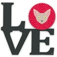 thumbnail image 1 of Minskin Cat Love Metal Wall Artwork LOVE, 1 of 2