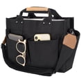 thumbnail image 1 of Minsong Canvas Tote Bag for Women Crossbody Work Laptop Bag for Travel College Office Tote Bag with Pockets, 1 of 11