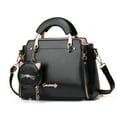 thumbnail image 1 of Minsong Fashion Handbags for Women Fashion Ladies PU Leather Single Shoulder Crossbody Bag op Handle Satchel Shoulder Tote Bags Crossbody Bag, 1 of 5