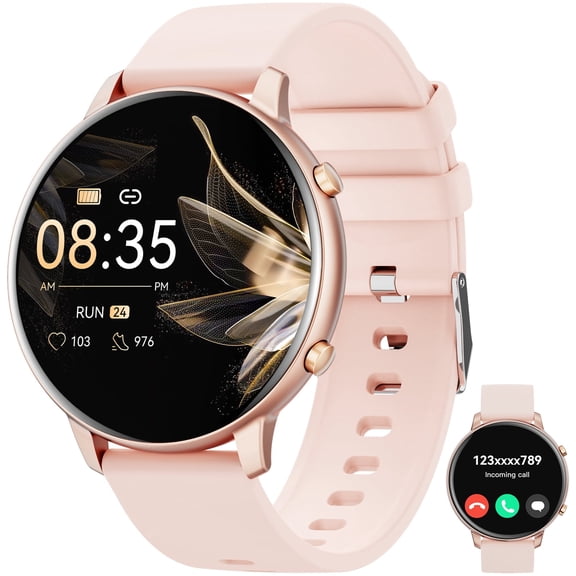 Minsxk Military Smartwatch for Men, 55MM with Bluetooth Answer Make Calls/120+ Sport Mode/30-Day Standby, Rugged Smartwatch fits for Android and iPhone Devices