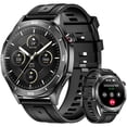 thumbnail image 1 of Minsxk Smart Watch Fits for Android and Iphone, 1.52" HD Fitness Tracker,120+ Sport Modes, Smartwatch with Bluetooth Calls/Answer,Smart Watches for Men Women,Ip68 Waterproof,for Gift Black, 1 of 7
