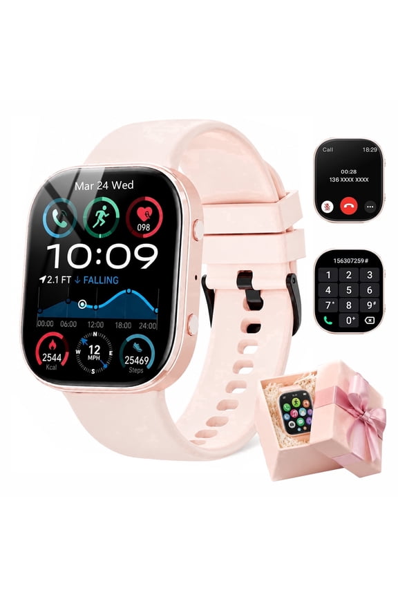 1.88" HD Smart Watch for Women, IP68 Waterproof, Bluetooth Answer Calls, Fitness Tracker with Multi Sport Modes, Compatible with Android iPhone