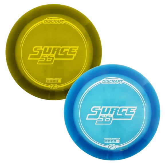Mint 2 Pack Discraft Elite Z Surge SS Distance Driver Golf Disc