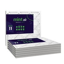 Mint Air, 16x25x1 Air Filter, MERV 11, Pleated HVAC AC Furnace Filters (6 Pack)