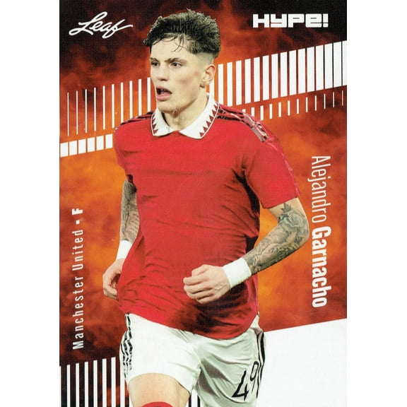 Mint Alejandro Garnacho 2023 Leaf HYPE! #99A Just 5000 Ever Made! Manchester United Rookie Card