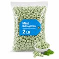 thumbnail image 1 of Mint Baking Chips, Green Mint-Flavored Chips for Baking, Topping, Snacking, 2 lb, 1 of 1