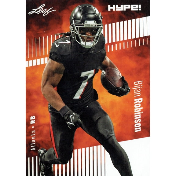 Mint Bijan Robinson 2023 Leaf HYPE! #102 Just 5000 Ever Made! Atlanta Falcons Rookie Card