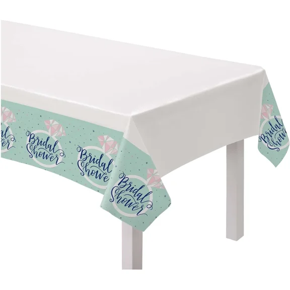 Mint Bridal Shower Green Spring Wedding Party Decoration Plastic Tablecover