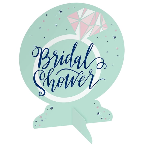 Mint Bridal Shower Table Centerpiece (1ct)