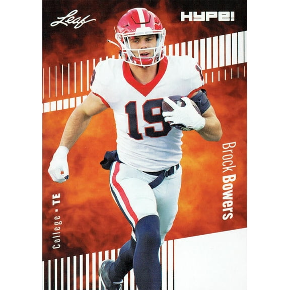 Mint Brock Bowers 2023 Leaf HYPE! #104A Just 5000 Ever Made! Georgia Bulldogs Rookie Card