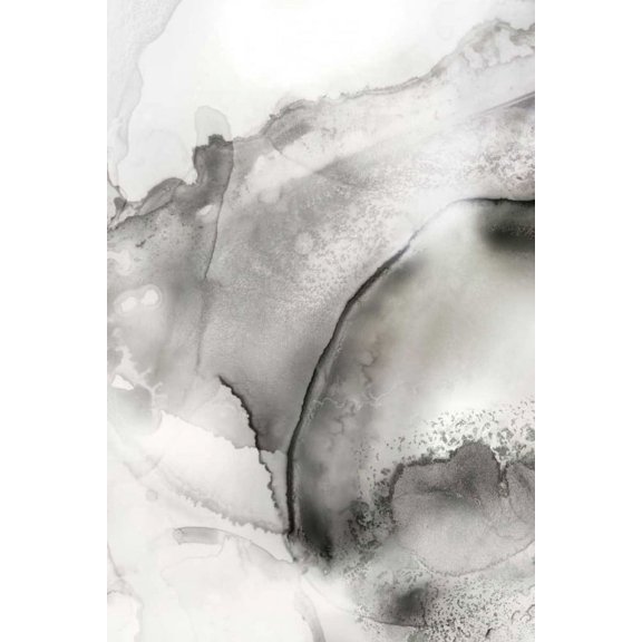Mint Bubbles II Grey Version Poster Print by PI Studio