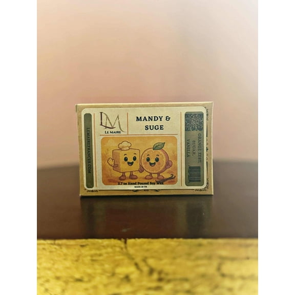 Soy Wax Melt: Mandy & Suge | Citrus & Sweet Aroma | Le Maire