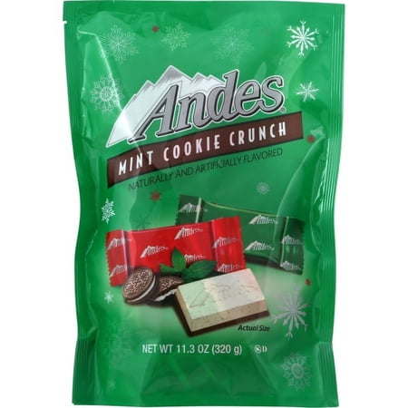 Mint Chocolate Lovers Andes Mint Cookie Crunch Candy Pieces, 11.28 Ounce