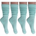 thumbnail image 1 of Mint Color Cotton Slouch Socks Shoe Size 5 to 10, 1 of 3