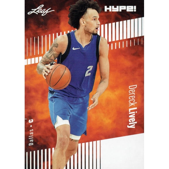 Mint Dereck Lively 2023 Leaf HYPE! #112 Just 5000 Ever Made! Rookie Card Dallas Mavericks