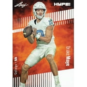 Mint Drake Maye 2023 Leaf HYPE! #114a Just 5000 Ever Made! Rookie Card UNC Tarheels