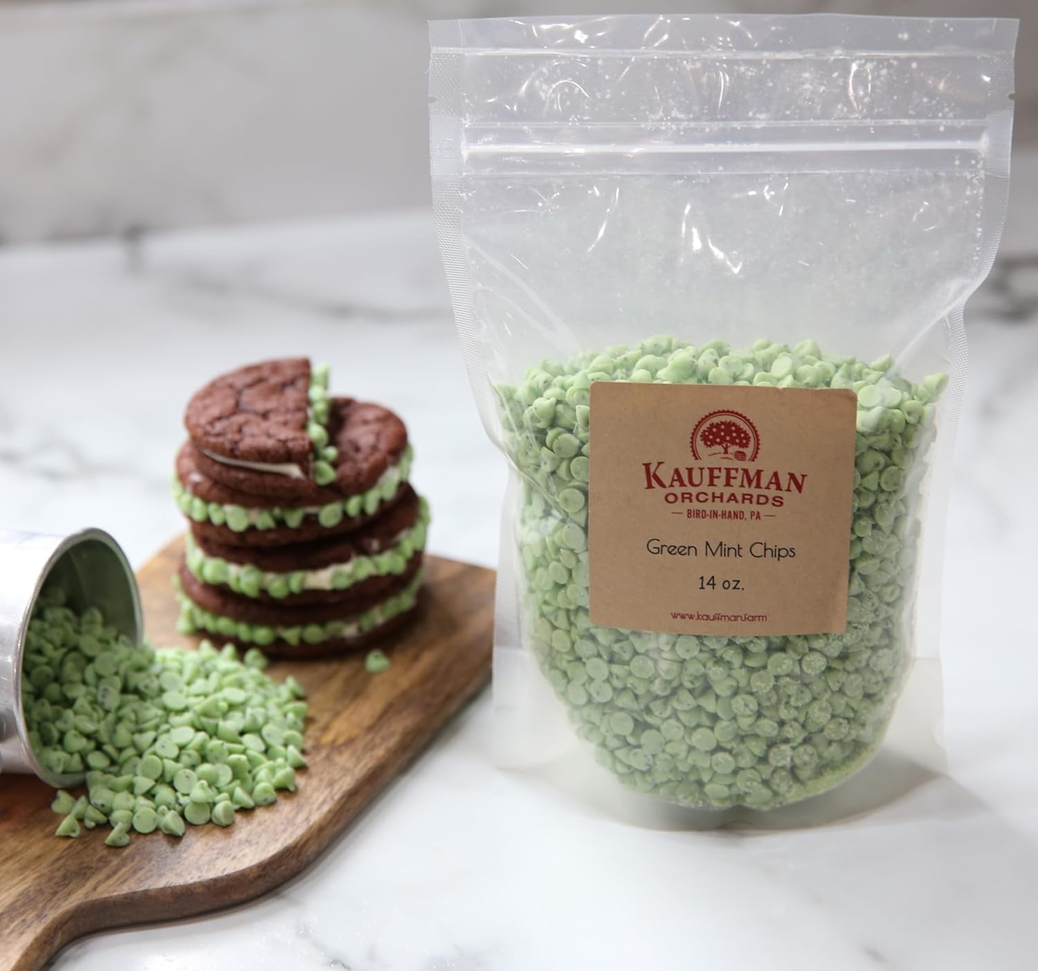 Mint Drops, 14 Oz Natural Mint Baking Chips