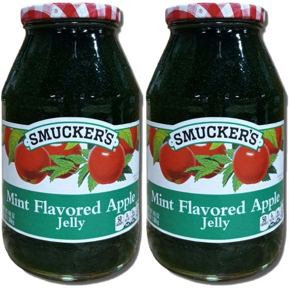 Smuckers Mint Flavored Apple Jelly Value Pack | 48 Oz Jar | Pack Of 2