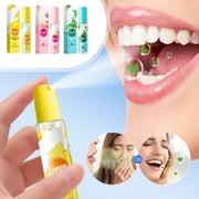 Mint Fresh Breath Mouth Spray | Oral Freshener Eliminates Bad Odor | Compact Portable Design | Hygienic One-Hand Nozzle | 1 Piece | 10.7x2.3cm | Pink Blue Yellow Options