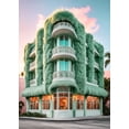 thumbnail image 1 of Mint Furrise Print Wall Art, Modern Wall Decor For Living Room Bedroom, 16x24 UNFRAMED, 1 of 2