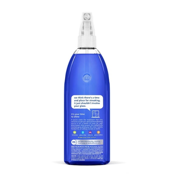 Method Mint Glass Cleaner Spray - 28 fl oz: Aluminum-Free, Hypoallergenic, Dye-Free, Paraben-Free