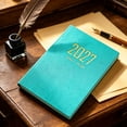 thumbnail image 1 of Mint Green 2027 Planner A5, Daily Schedule Notebook, Weekly Appointment Book with PU Hardcover, Portable Academic Planner for Home Office, 1 of 9