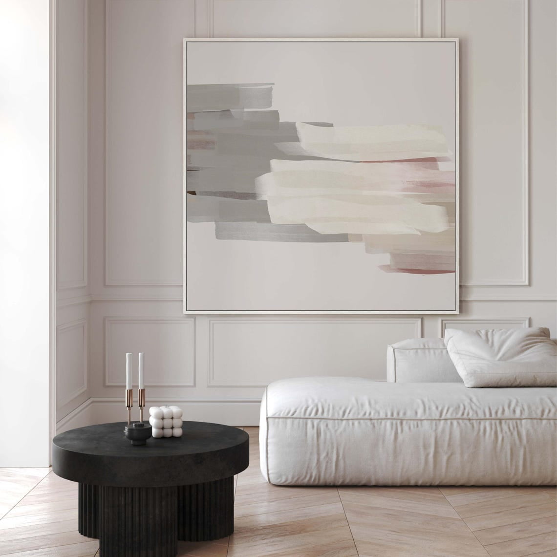 View of Minimalist Living Room Wall Decor - Great Big Canvas