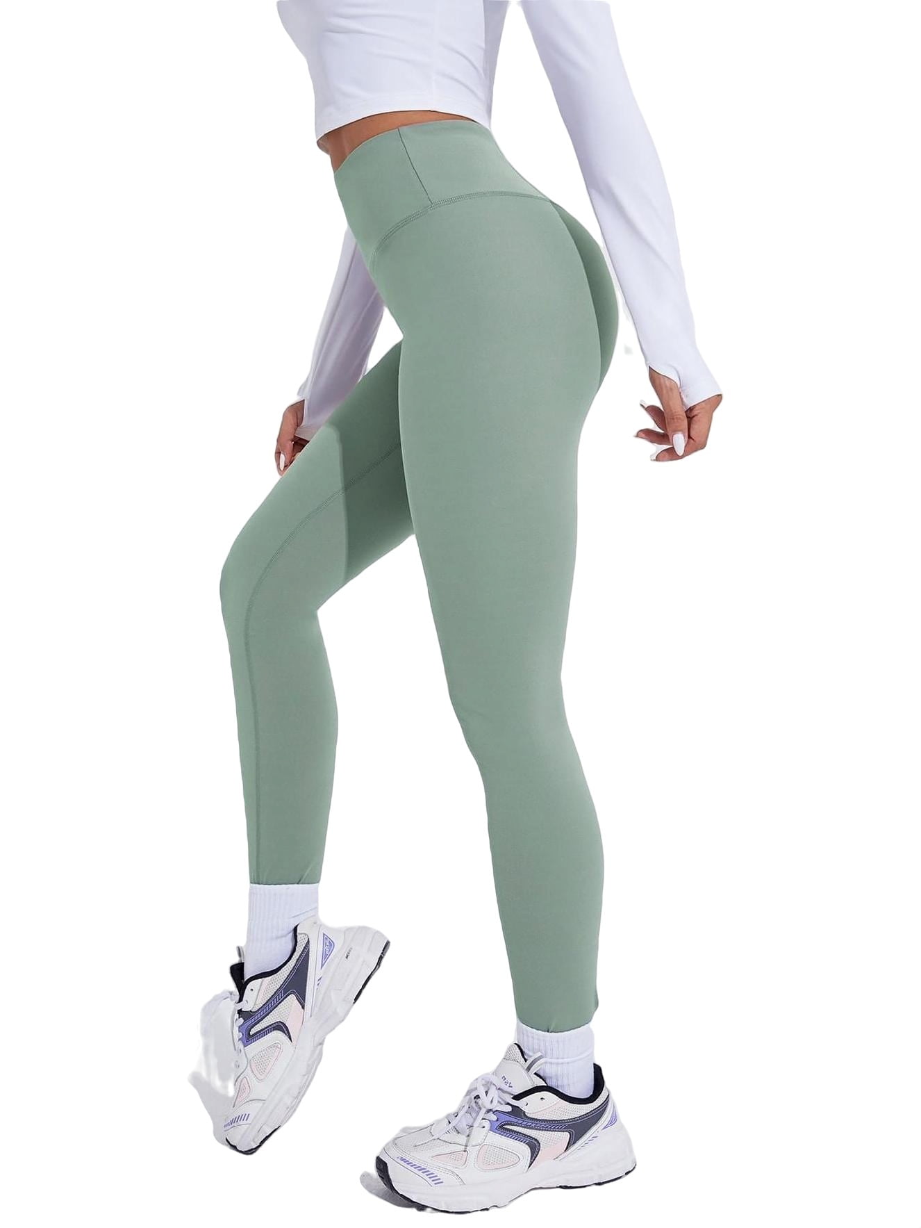 Mint Green Active Bottoms Women's Sports Leggings (Women's