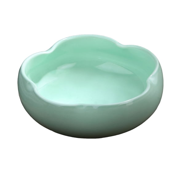 Mint Green Ceramic Bowl Planter for Hydroponic Succulent Bonsai Flower Indoor Pot 20cm