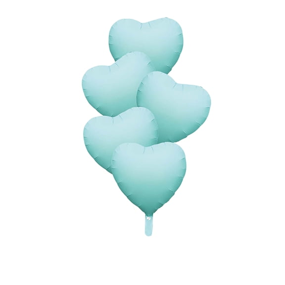 Mint Green Inflatable Birthday Party Scene Decoration Props Balloons 17.72X17.72 Inches Plastic Material For Air-Filled Decor And Celebration Setup