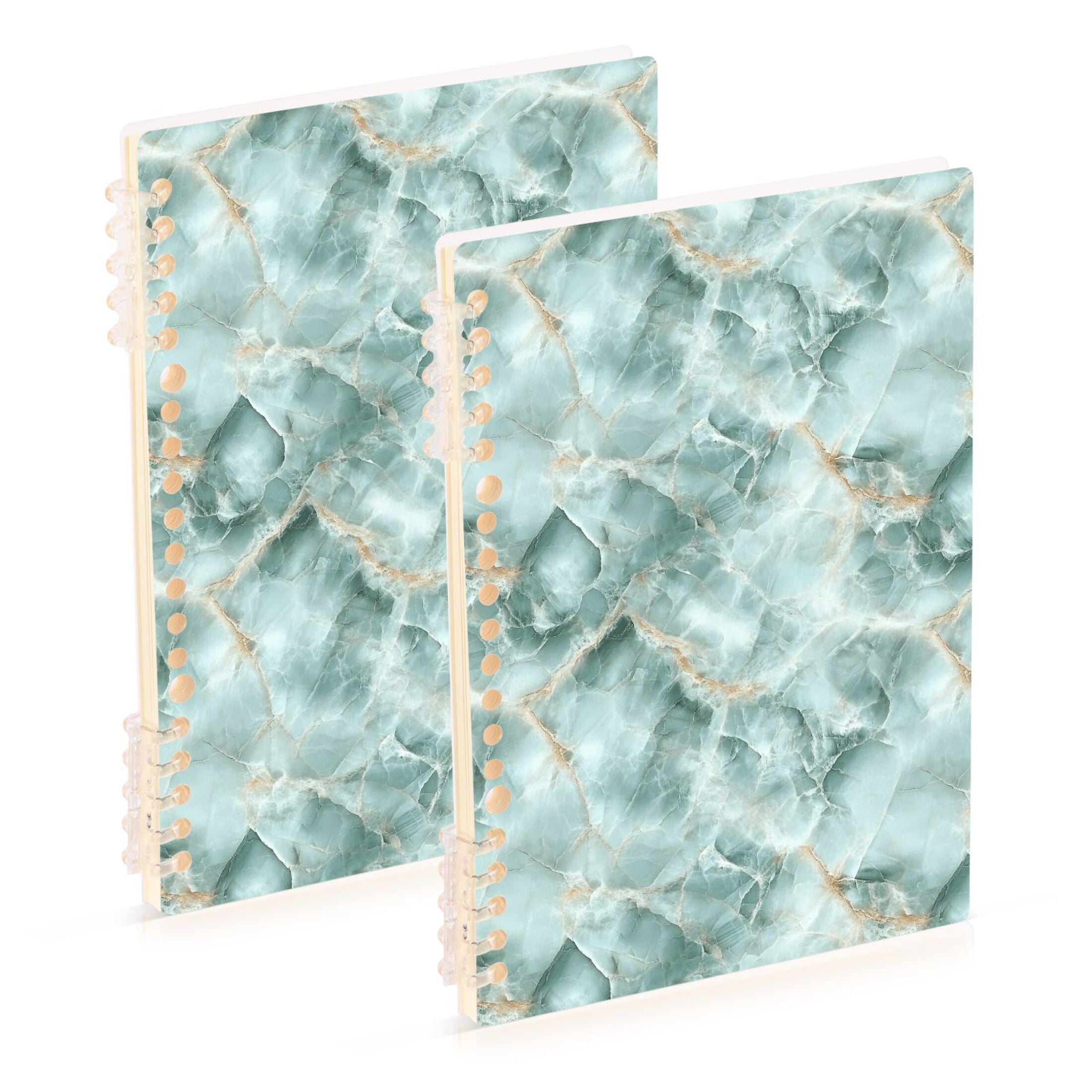 Marbe Notebooks Mint Green Marble Notebooks 2 Pcs 1-subject Journal 60 Sheets A5 ...