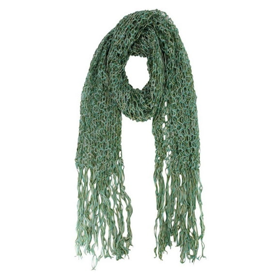 Mint Green Oversize Jazzy Knit Unisex Winter Scarf