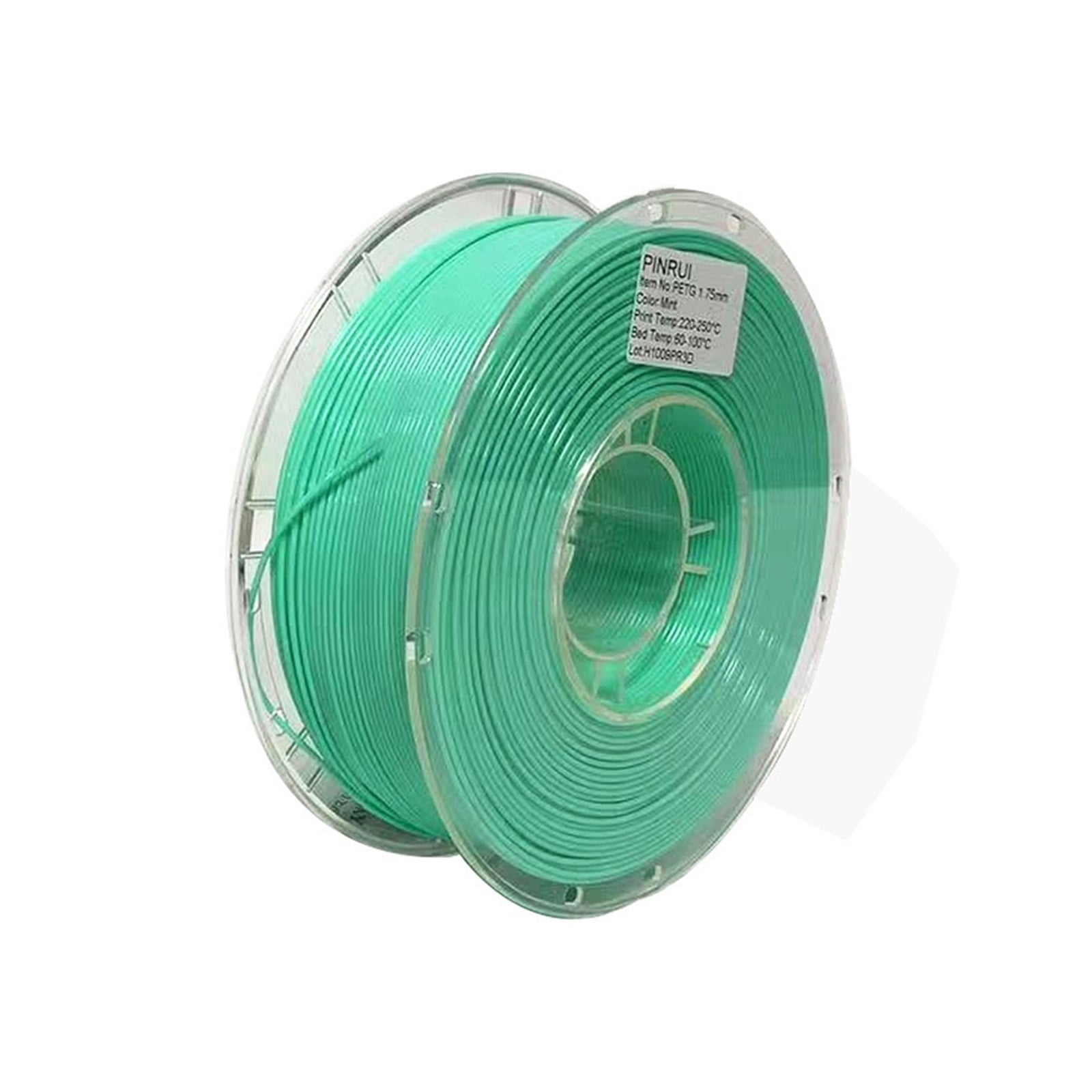 Mint Green PETG Filament, 1.75mm +/-0.02mm for Most 3D Printer & 3D Pen, Solid Yarn 3D Printer Accessory, 1KG Neatly Wound