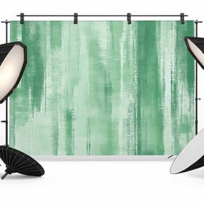 Mint Green Paint Backdrop for Photography, Modern Abstract Green Stripes Photo Backdrop Portrait Background Party Banner Photo Backgrounds for Studio Booth Props, 12x8ft