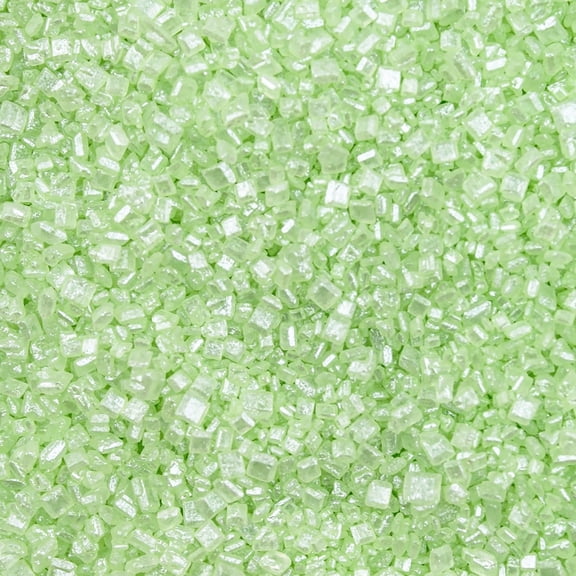 Krazy Sprinkles - Edible Mint Green Pearl Sugar Sand - Bold Cake Decoration, 1/2 Cup