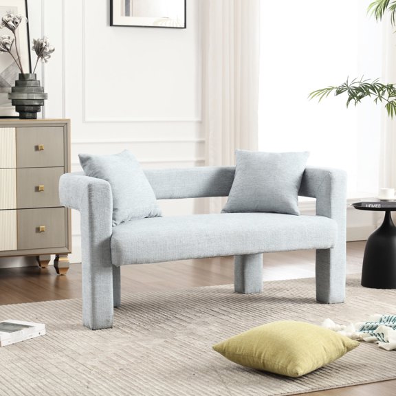 Mint Green Sofa with Detachable Pillows / Adds Style to Home
