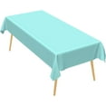 thumbnail image 1 of Mint Green Table Cloth, 60x84 Inch Rectangle Polyester Fabric Tablecloth Thick,Wrinkle Resistant Washable Reusable Table Cover for Dining Picnic Outdoor Camping Anniversary Party Decoration, 1 of 5