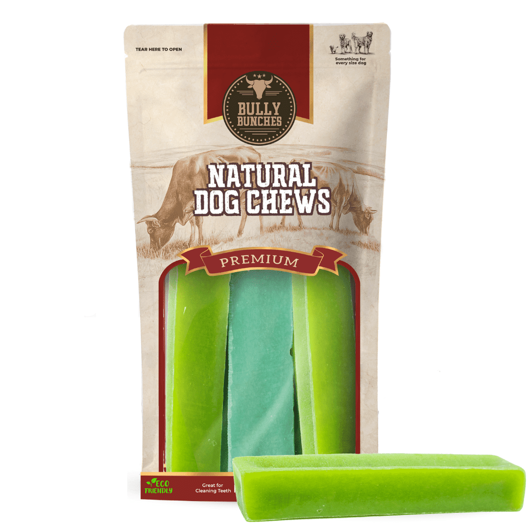 Bully Bunches Premium Mint Fruit-Flavored Himalayan Yak Chew (MEDIUM) - 3 Pack