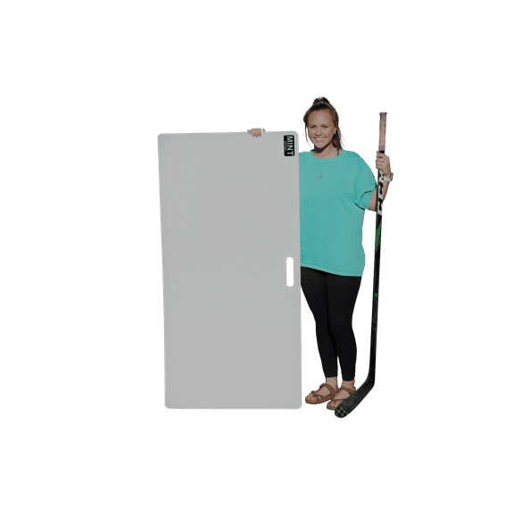 Mint Hockey Shooting Pad (White 30" X 60") , Recycled Plastic, Made in Minnesota, Pre-Treated with Silicone, Best Real ice Feel on The Market