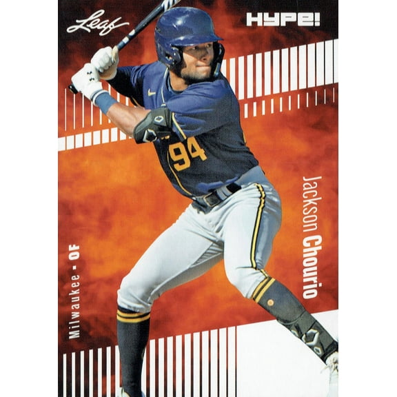 Mint Jackson Chourio 2023 Leaf HYPE! #123 Just 5000 Ever Made! Rookie Card