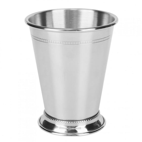 Mint Julep Cups, 400 ml Stainless Steel Mint Mojito Cup Silvery Cocktail Mug, Mixed Drinks Glass Vintage Julep Cup for Bar Party Beer Supplies for Chilled Drinks